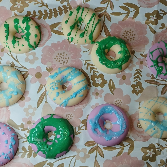 wildflowerbliss Other - Colorful Donut-Shaped Goatsmilk Soap